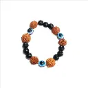 Rudraksh & Evil Eye Bracelet ( Pack of 5 pics)