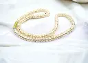 White Real Pearl Saccha Moti Mala