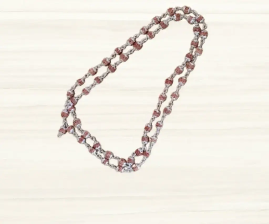 Rudraksha Mala – German Silver