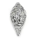 Ganesh Shank Large Silver