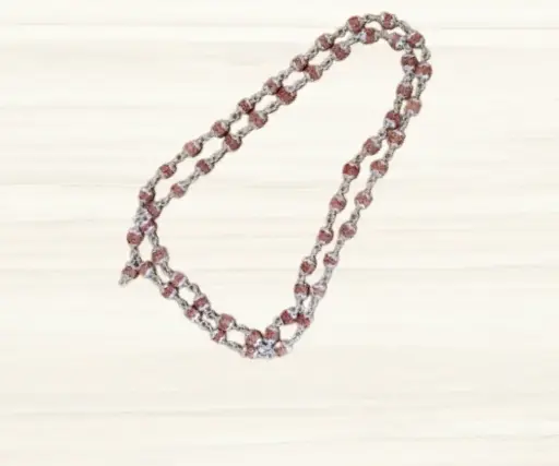 Rudraksha Mala – German Silver