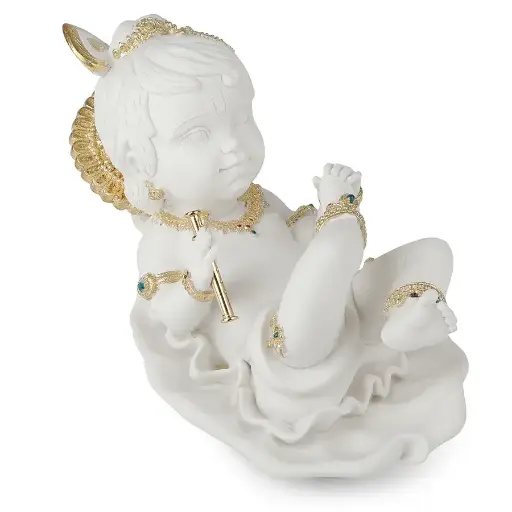 Bal gopal Krishna white (h-14 cm)