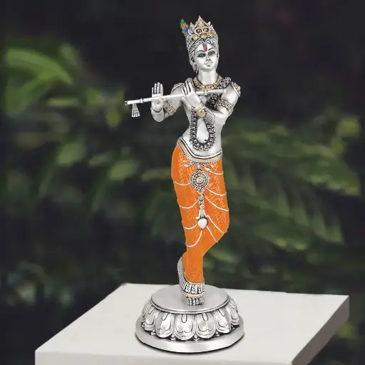 STANDING KRISHNA ORANGE